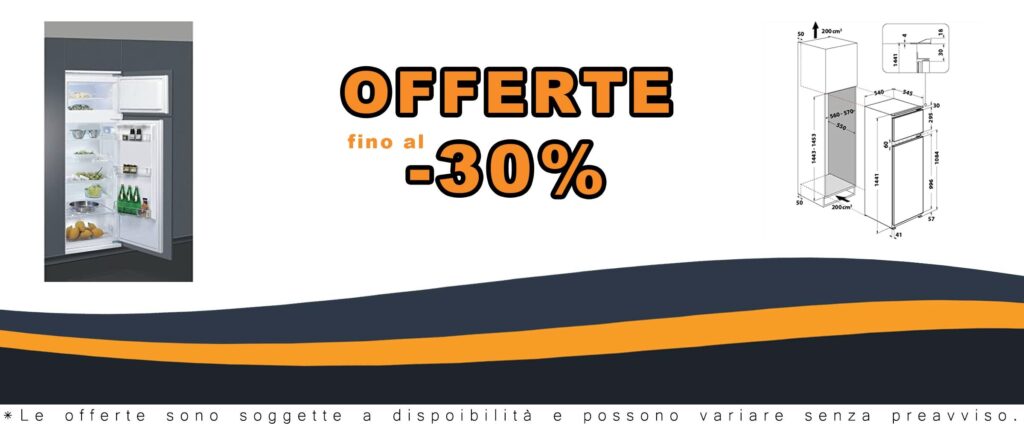 Frigorifero doppia porta Whirlpool 218 litri statico classe A+ con portata rapida