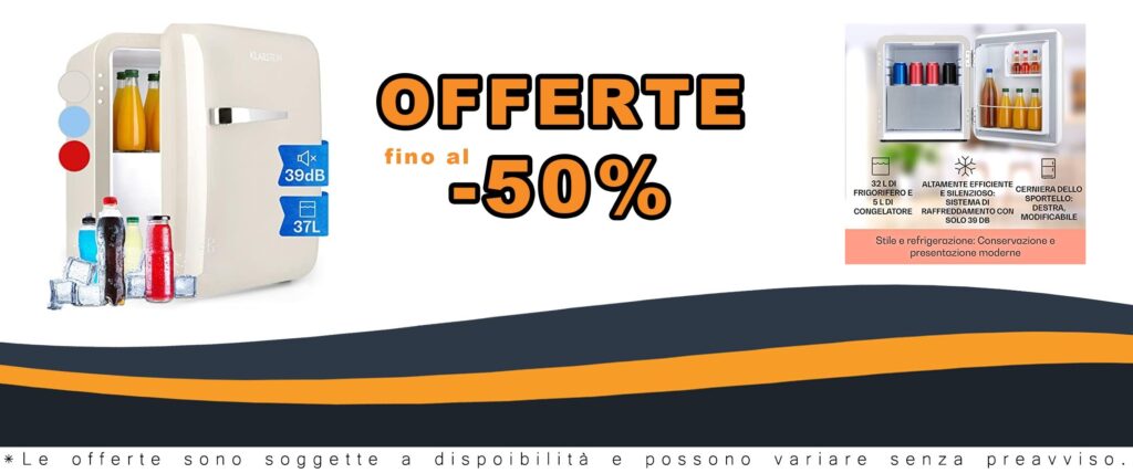 Frigorifero Portatile Klarstein Mini Frigo con Sbrinamento Manuale 70L