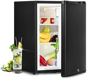 Frigorifero portatile 12V 220V 51L Smad Frigo, nero, silenzioso per camper, auto, hotel, ufficio.