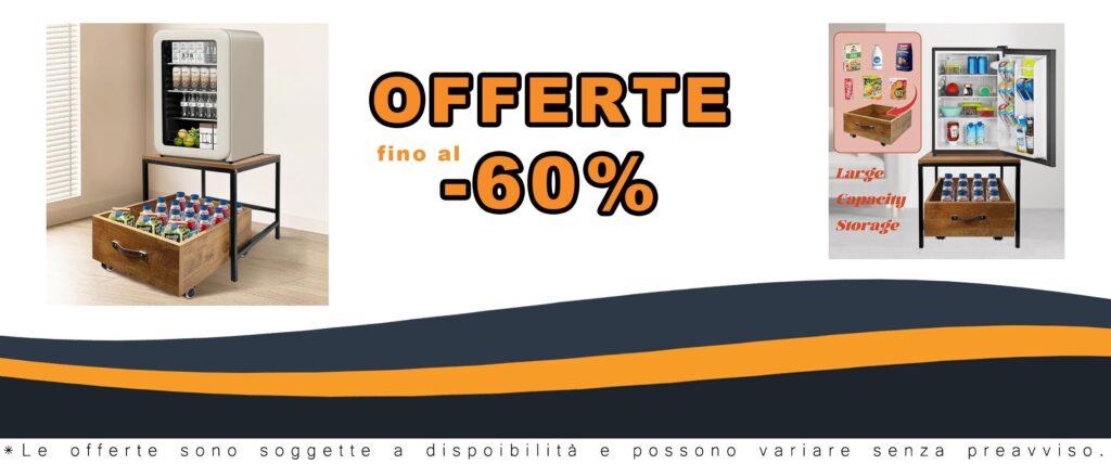 Mini Supporto Frigorifero Koretech con Contenitore e Armadietto, Resistente per Appartamento e Ufficio