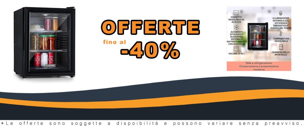 Klarstein Mini Frigo Bar da Camera Portatile con LED e Ripiani Rimovibili per Campeggio e Cura della Pelle