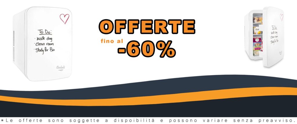 Frigorifero per camera da letto e ufficio Mini portatile con lavagna magnetica fredda Cooluli Vibe 15 l