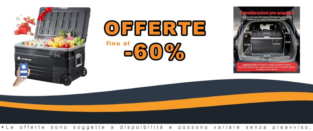 Frigo Portatile 74L con App di Controllo e Compressore Refrigerante per Auto e Famiglia