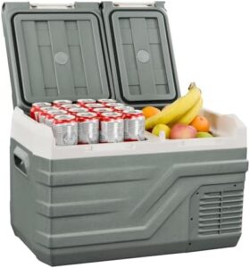 Alpicool frigorifero portatile elettrico 23L, doppia zona frigo 12V-24V AC.