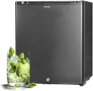 Frigo da campeggio 12V 220V Smeta 30L nero, silenzioso, con serratura e porta reversibile.