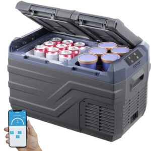 Frigorifero auto VEVOR 25l doppia zona, 12/24V e 100-240V, ideale campeggio e camper.