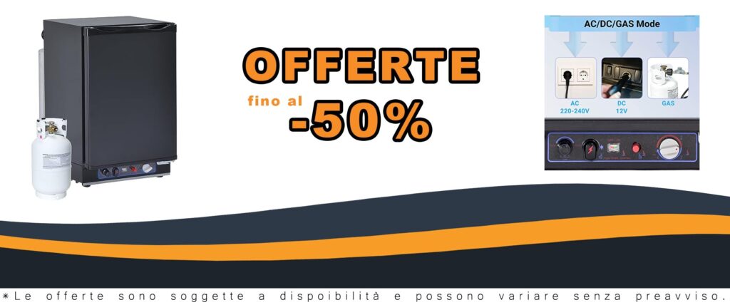 Frigorifero da Campeggio 40L a Gas 12V e 230V per Giardino Camper e Roulotte con Porta Reversibile