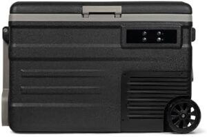 Steamy-E Single Zone 45 Roller frigorifero elettrico nero 45 litri con ruote 12/24V DC e 100-240V AC