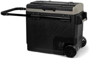 Frigorifero portatile a compressione Steamy-E Dual Zone, 58 Litri, nero.