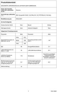 Siemens KI32LADD1, frigorifero incasso iQ500, 132L, hyperFresh Box, Germania