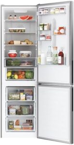 Frigorifero combi Candy CCE4T620EX, inox, 377 litri, No Frost, Wi-Fi.