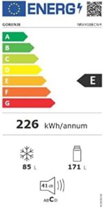 Frigorifero Gorenje NRK 418 ECW4 NoFrostPlus, MultiFlow 360°, CrispZone, bianco