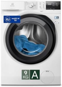 Electrolux EW6FA29G, lavatrice 9Kg a carica frontale bianca, con SensiCare, Time Manager e Programma Rapido-Hygiene