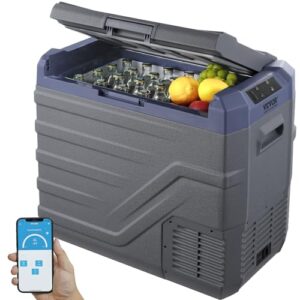 Frigorifero auto VEVOR 45L, 12/24V, con luce, compressione.