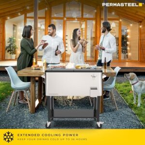 Raffreddatore da giardino Permasteel Frigo Portatile, 75 litri, vaschetta rimovibile