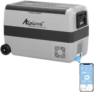 Alpicool T50 50 litri frigo auto 12/24V, congelatore portatile per auto, camper, barca.
