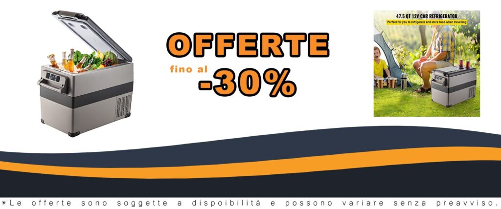 Frigorifero Portatile 45L da 45W Congelatore da Viaggio per Auto Piccolo Congelatore Domestico Compressore Portatile