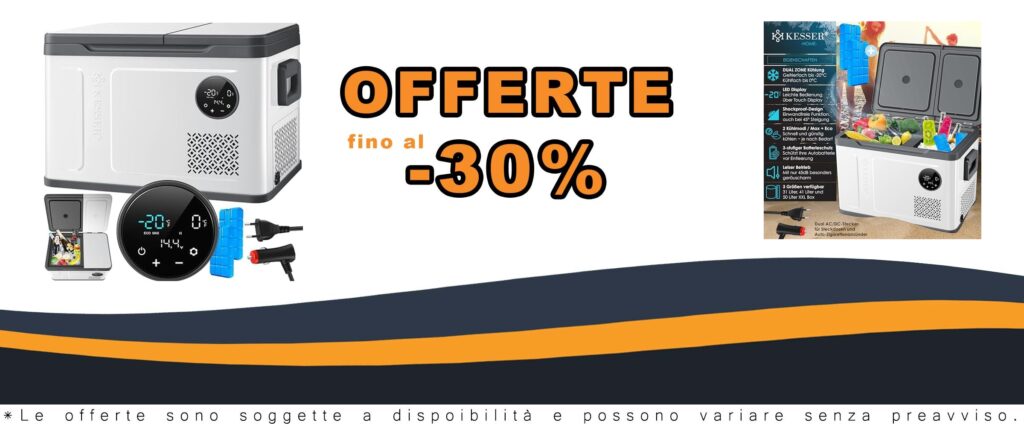 Frigorifero Elettrico 2 in 1 Compressore Doppia Zona con LED Touch e Congelatore fino a -20 °C 230 V Blu Navy/Grigio