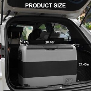 Frigorifero da 12V DEAPRULL, 61L, dual zone, controllo APP, auto, camper, viaggio