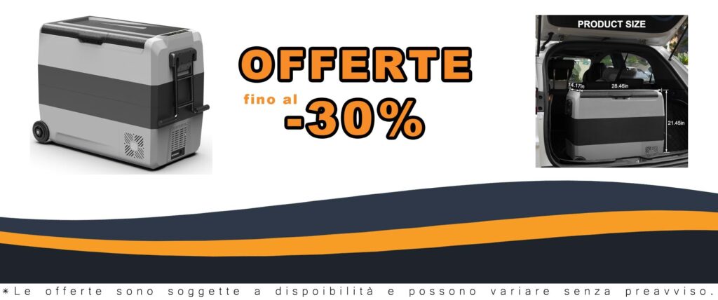 Frigorifero Portatile Dual Zone per Auto Campeggio Camion Camper Viaggi 12/24V e 100-240V