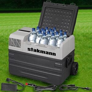 Frigorifero portatile Stakmman 42 litri con compressore, ideale auto, camper e barca.