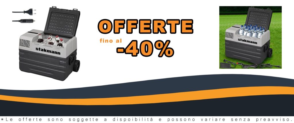 Frigorifero Portatile STAKMANN 42 Litri 12V 220V con Ruote e Maniglia Ergonomica