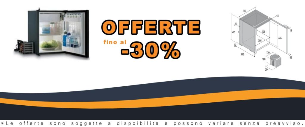 Frigorifero Vitrifrigo C42L per Caravan e Camper 12/24V 42 Litri con Unità Refrigerante Esterna