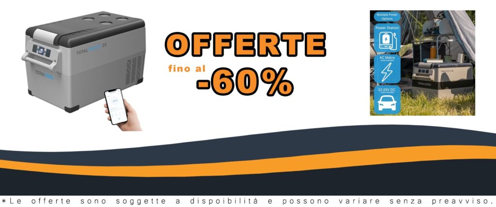 Frigorifero portatile 12V congelatore TotalFreeze 35L per campeggio e viaggio estivo