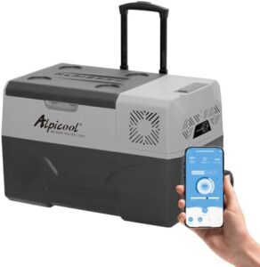 Alpicool CX30 30 litri, frigo portatile 12V 24V DC/AC per auto, viaggio e campeggio.