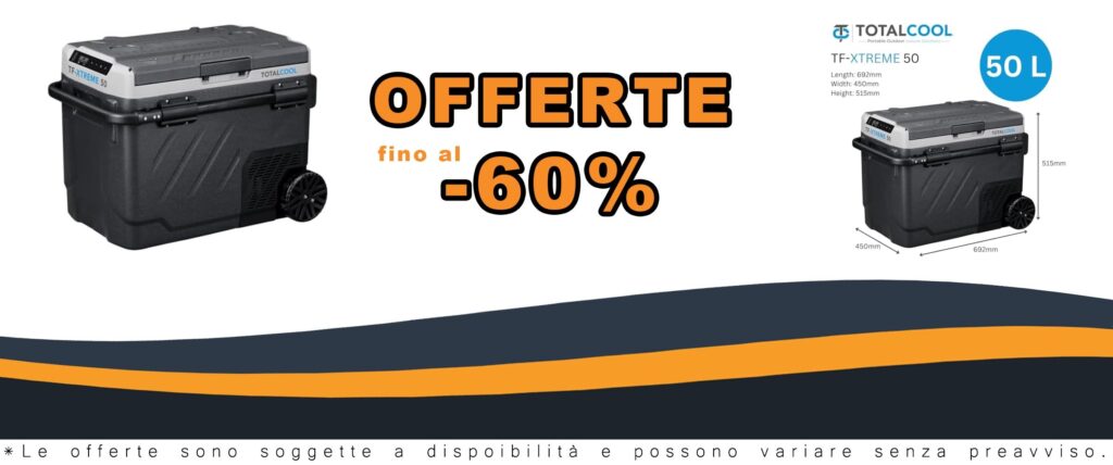 Frigorifero Congelatore Portatile 12V TF-XTREME 50 TotalFreeze con Freezer 12V Portable