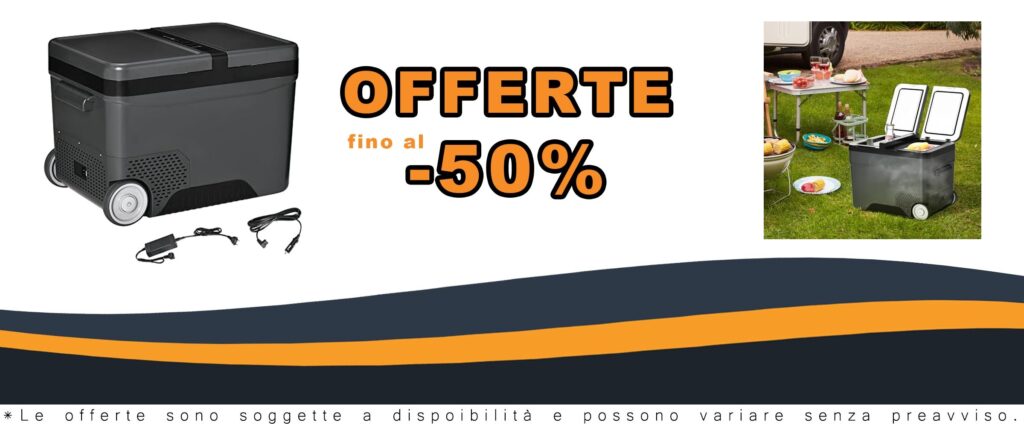 Frigorifero Portatile Elettrico 35L Compressore con Maniglia Telescopica e Ruote per Auto e Camion 12/24V DC e 110/240V AC