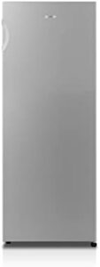 Frigorifero Gorenje argento 144cm, design moderno, capienza elevata.