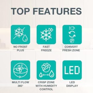 Frigorifero Gorenje N 619EAXL4 NoFrostPlus acciaio inox, display LED, 186cm.
