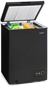 Klarstein Mini Congelatore a Pozzetto 51L, compatto, alta efficienza energetica, cestello rimovibile.