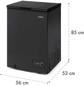 Klarstein Mini Congelatore a Pozzetto 51L, compatto, alta efficienza energetica, cestello rimovibile.