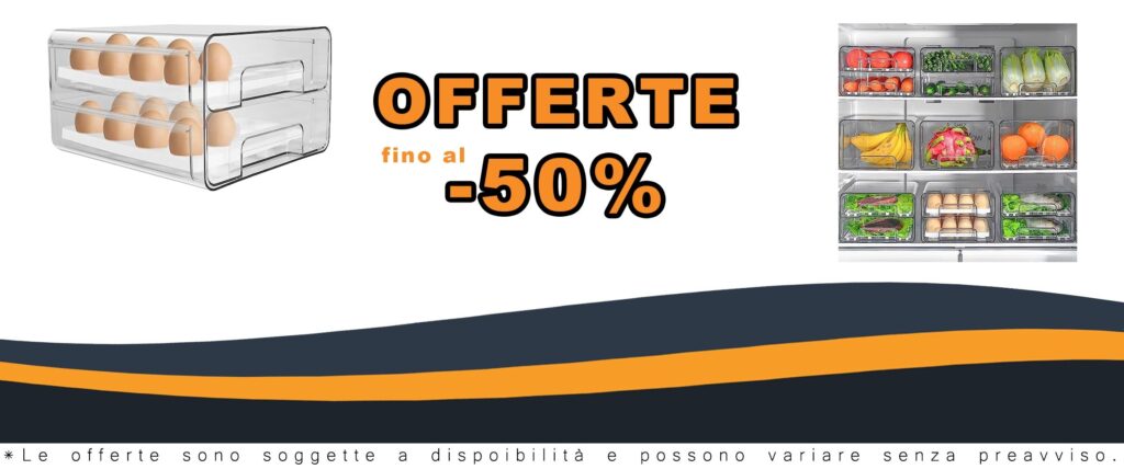 Confezione da 3 Contenitori da Frigo a Doppio Strato Trasparenti Estraibili per Frigorifero e Dispensa