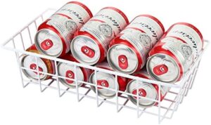 Set di 4 contenitori freezer in filo metallico per organizzazione cucina
